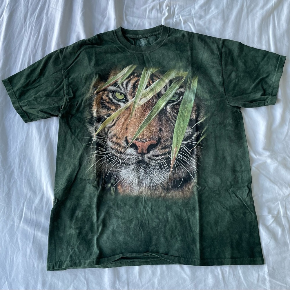 The Mountain green tiger t-shirt